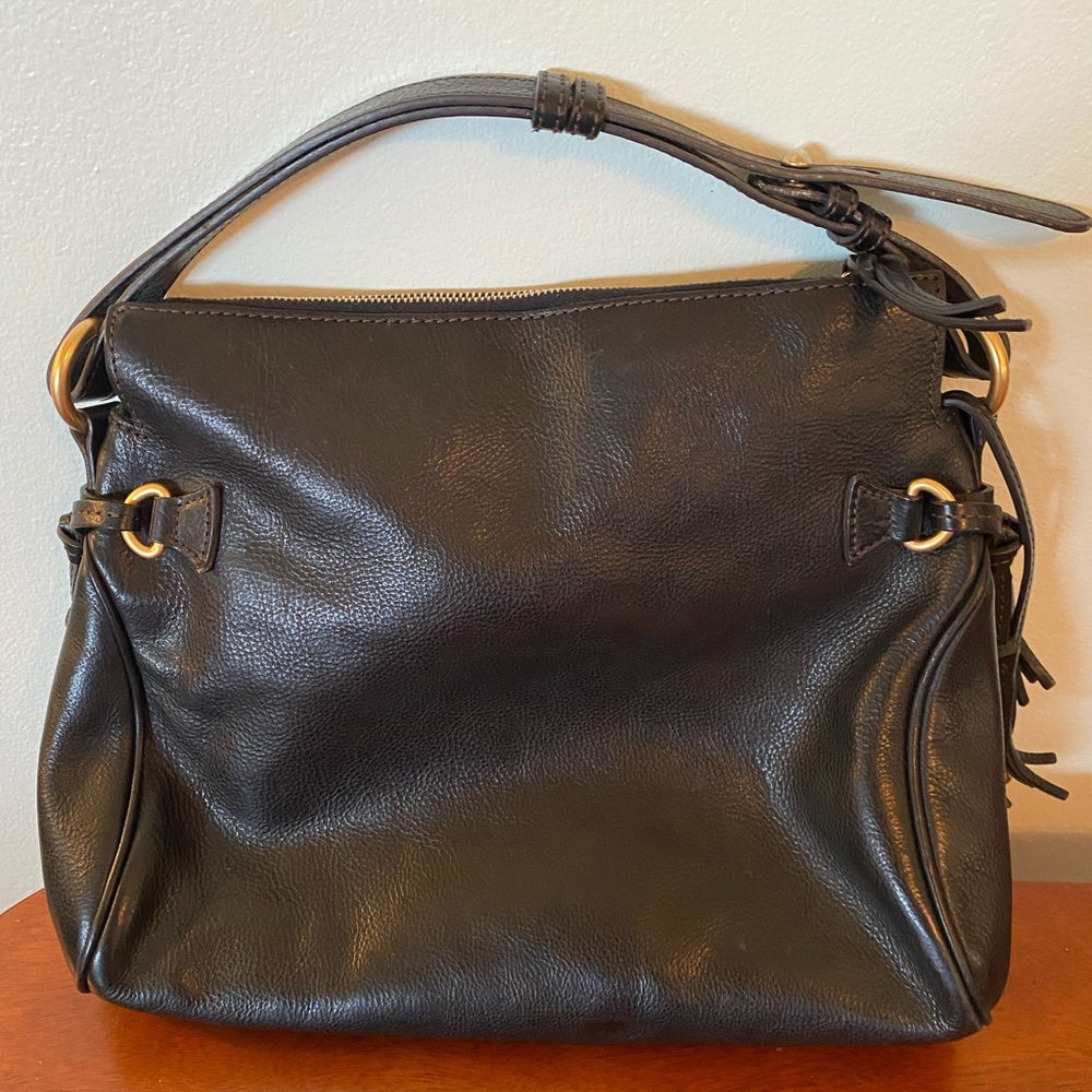 Dooney Bourne Black Leather Pocketbook